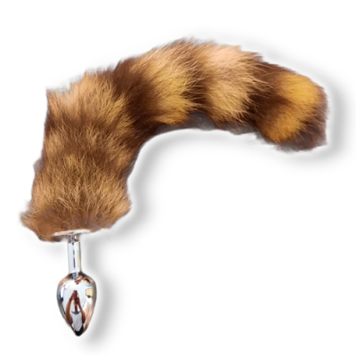 Plug Anal Metalico Cola de Zorra