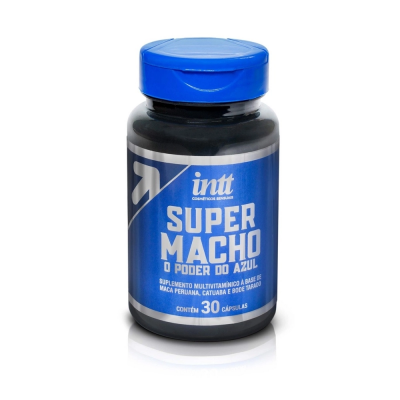 SUPER MACHO CÁPSULAS SUPLEMENTO MASCULINO 30 CAPSULAS INTT