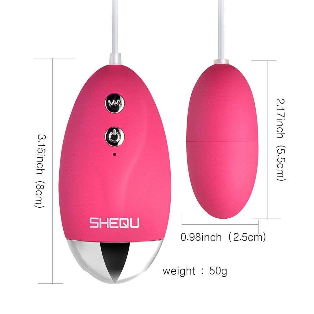 Shequ Huevo Vibrador Doble Silicona Yuesi - Imagen 2