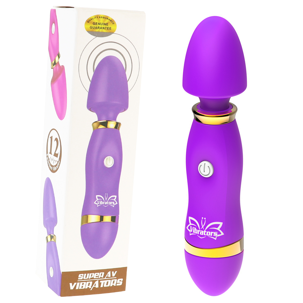 Varita mágica masajeadora AV de 12 velocidades, vibrador