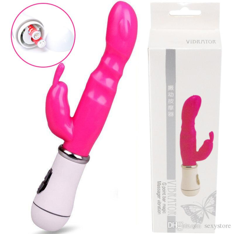 g point bar magic massager vibration Vibrator G point bar magic massager vibration adult toy rabbit style green main image 0