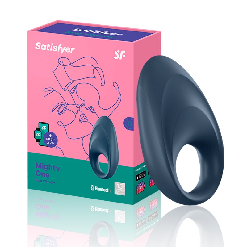 Satisfyer-Anillo vibrador de pene Mighty One
