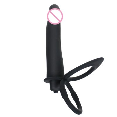 Anillo con vibrador para doble penetracion