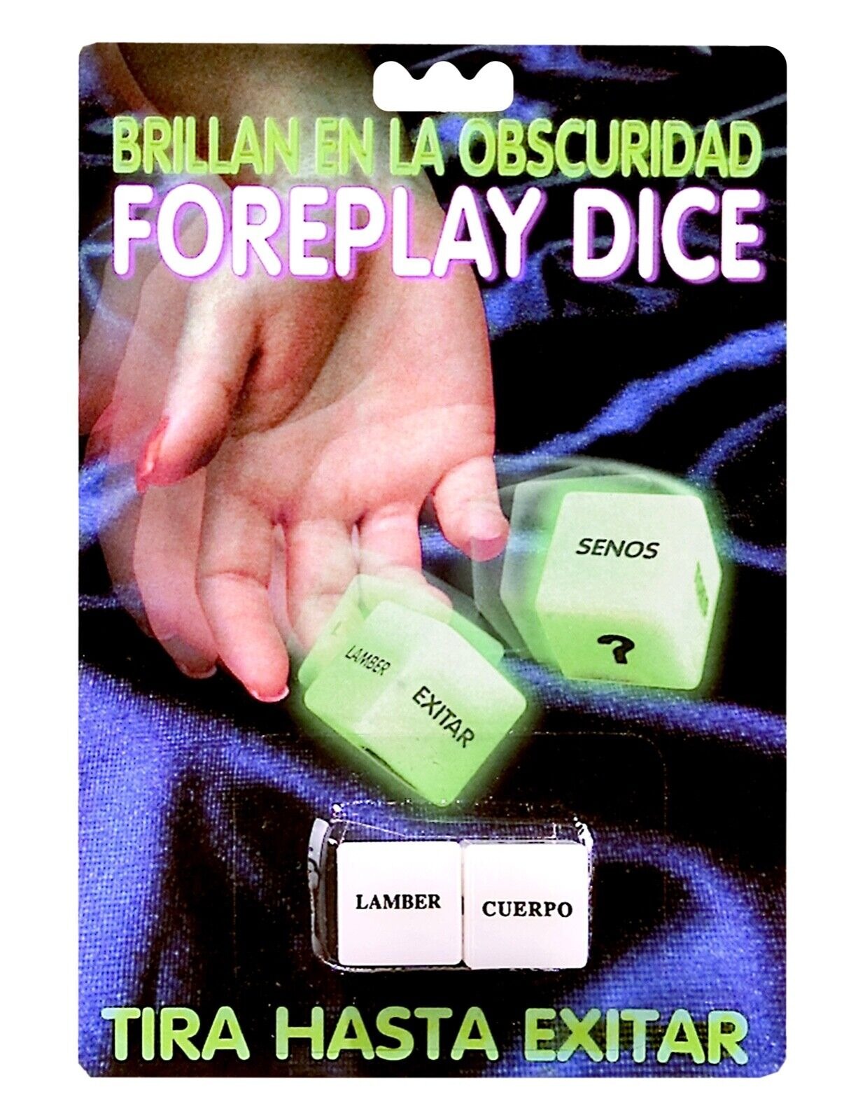 Dados interactivos con brillo en la oscuridad foreplay dice. - Imagen 2