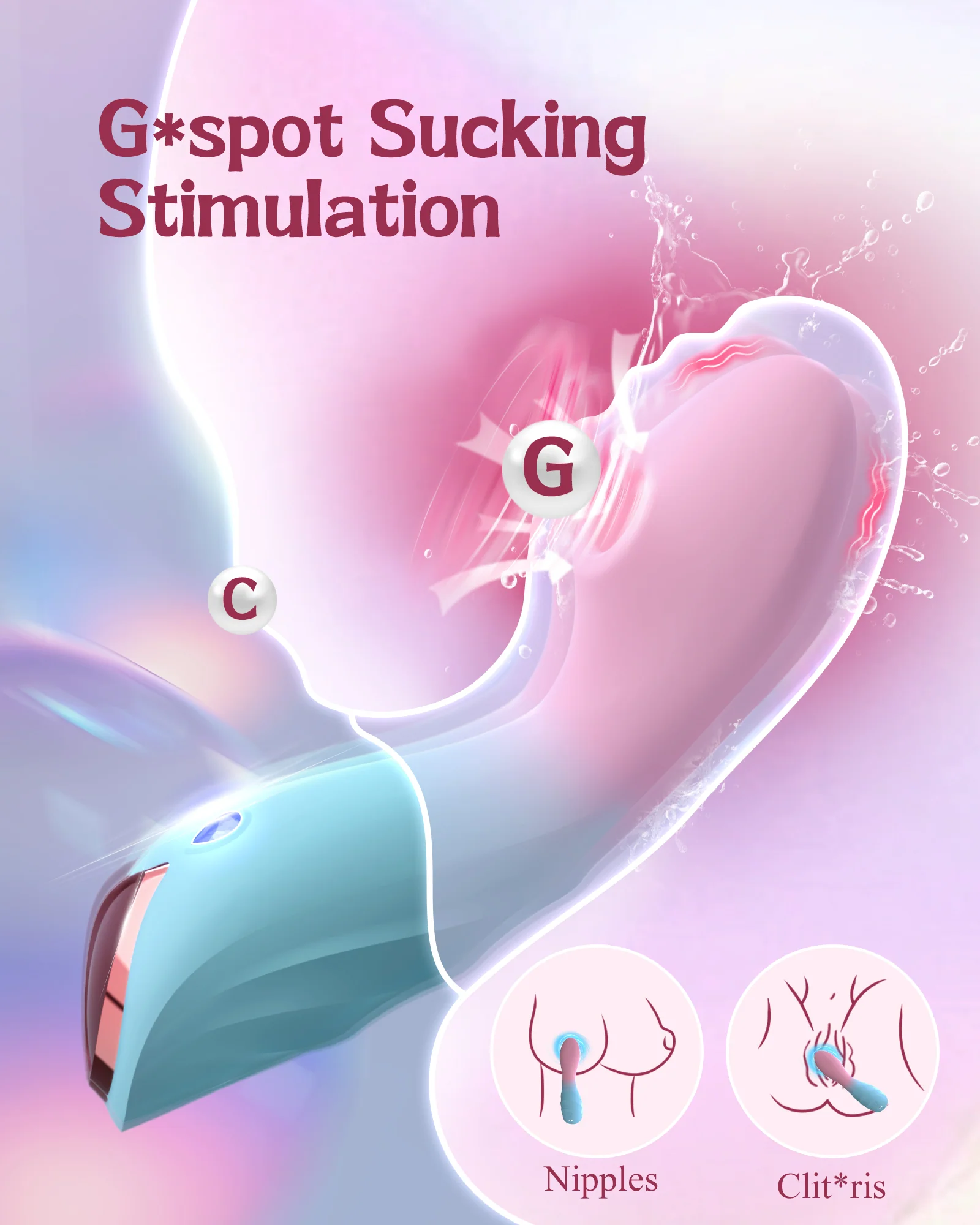 Vibrador de succión – Estimulador de punto G y clítoris - Imagen 4