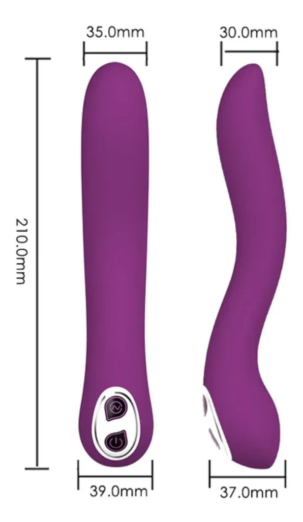 Vibrador Zoe 7 Modos De Vibración Recargable - Imagen 3