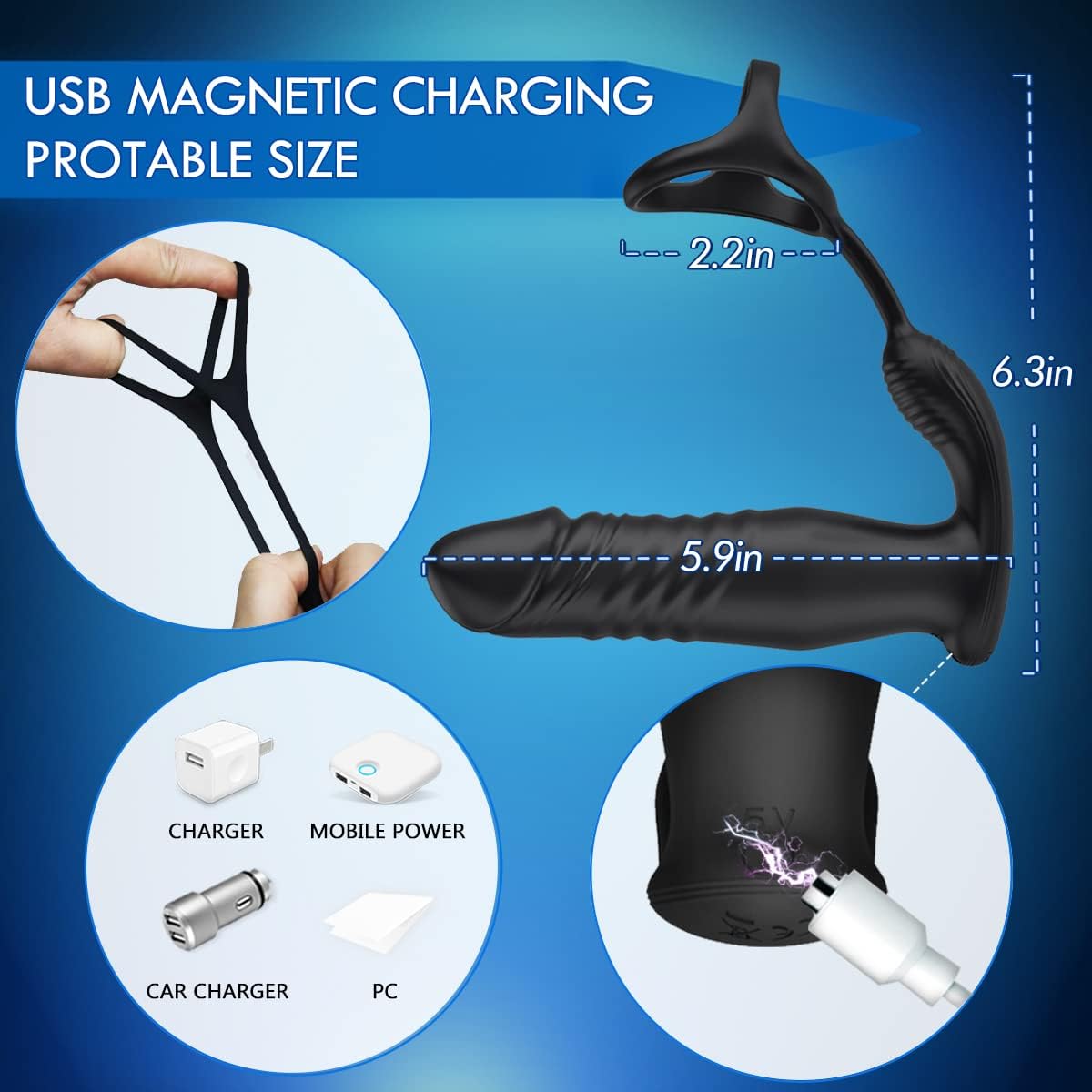 Double plug anal - Imagen 2